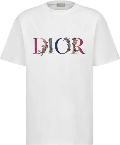 Dior White 'Dior Flowers' T